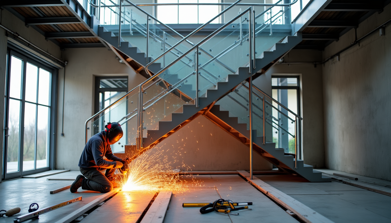 Wykonamy trwałe schody stalowe Mokotów