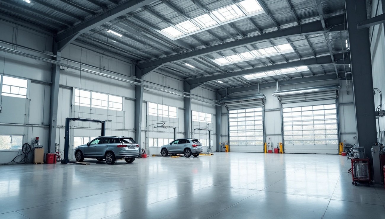 Hala pod warsztat samochodowy